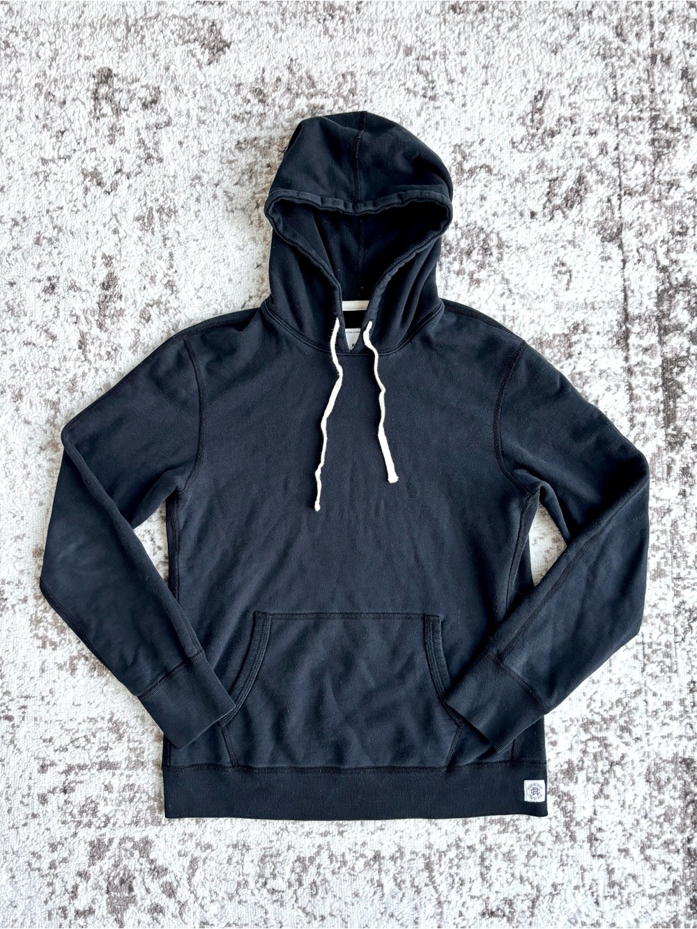 Reigning Champ Men’s Midweight Twill Terry Flatlocked Seams Pullover Hoody